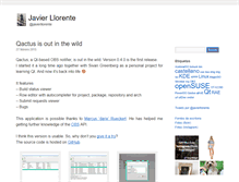 Tablet Screenshot of javierllorente.com